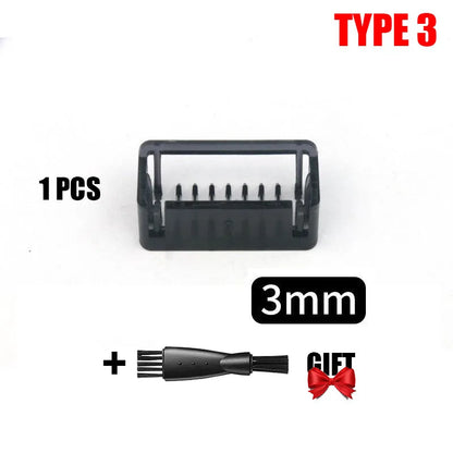 KVIFO Guide Comb Guards for  One Blade QP2520 QP2530 QP2620 QP2630 QP6510 QP6520 Face Hair Clippers Beard Trimmer Shaver