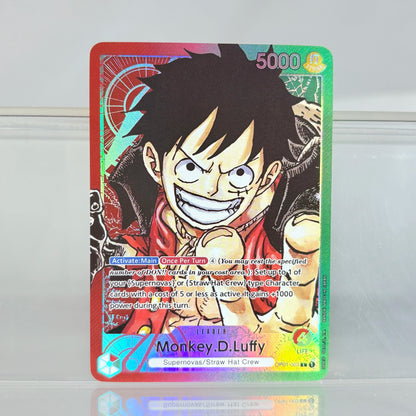 One Piece OPCG Anime Card English Version Sanji/Monkey.D. LUFFY/Shanks/Zoro Game Anime Collection Proxy Cards Collection Cards