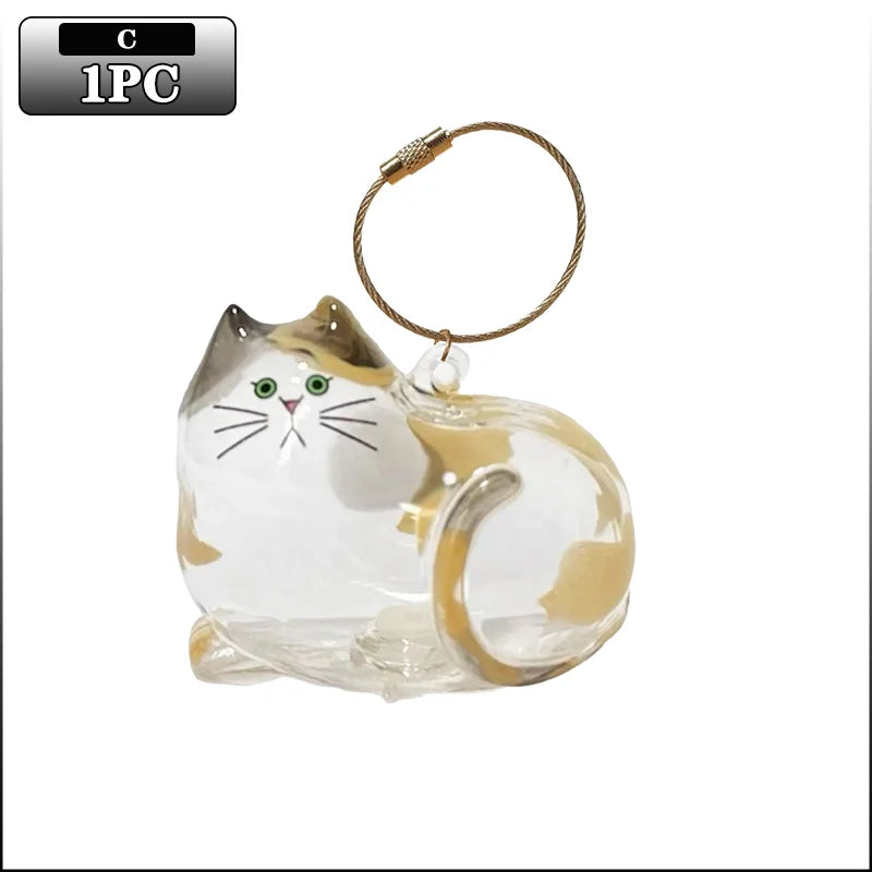 Pet Hair Keepsake Memorial Bottle for Cat Fur Transparent Storage Container for DIY Decoration Gift for Pet Lovers Home Display