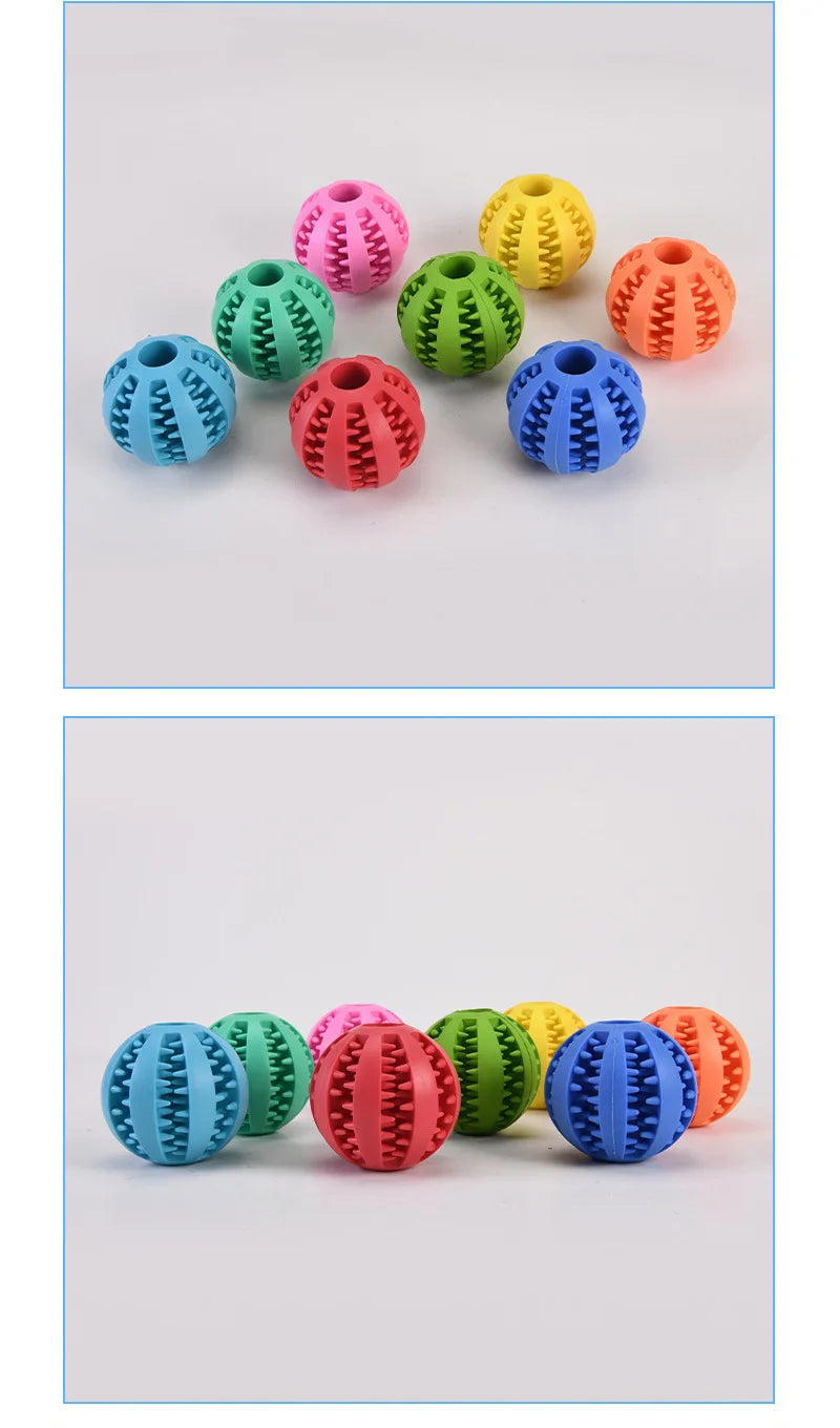 1 Set Pet Dog Toy Self-Entertainment Boredom Relief Molar Teeth Leak Food Ball Bite-Resistant Puppy Hide Watermelon Outdoor Fun