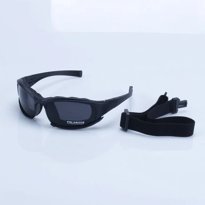 X7 Goggles Men Military polarized Sunglasses Bullet-proof airsoft shooting Gafas smoke lens Motorcycle Cycling Glasses