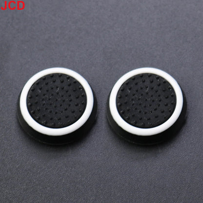 JCD 2pcs For PS3 PS4 PS5 Xbox one/360/Series S X Switch Pro Game Controllers Thumb Silicone Stick Grip Cap Cover Accessory