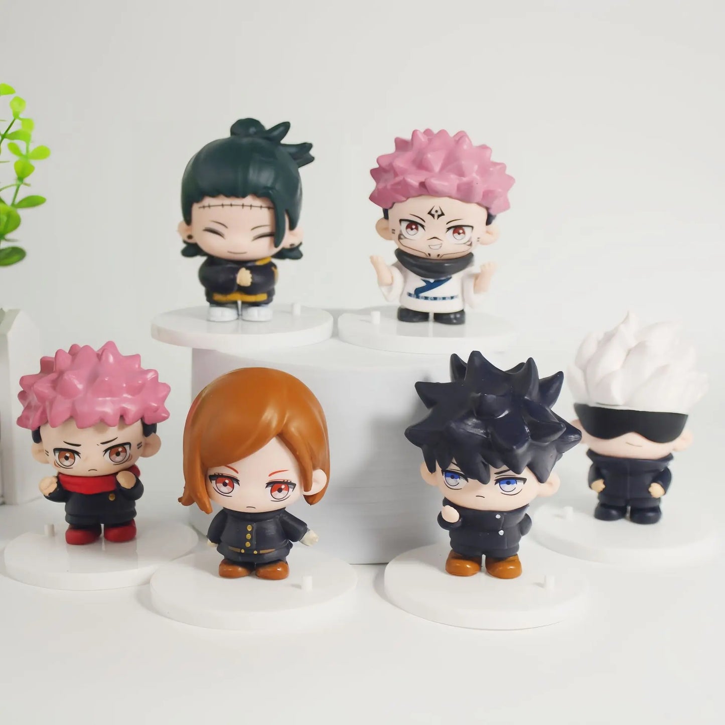 12pcs/set Animation Jujutsu Kaisen Itadori Yuji Gojo Satoru Ryomen Sukuna Megumi Kugisaki Action Figure Collection Anime Model