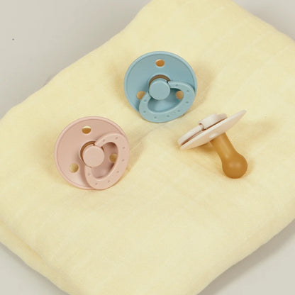 Modabebe Silicone Baby Pacifier Food Grade Silicone Newborn Soother Solid Color Dummies Silicone Nipple For Bebe 2PCS