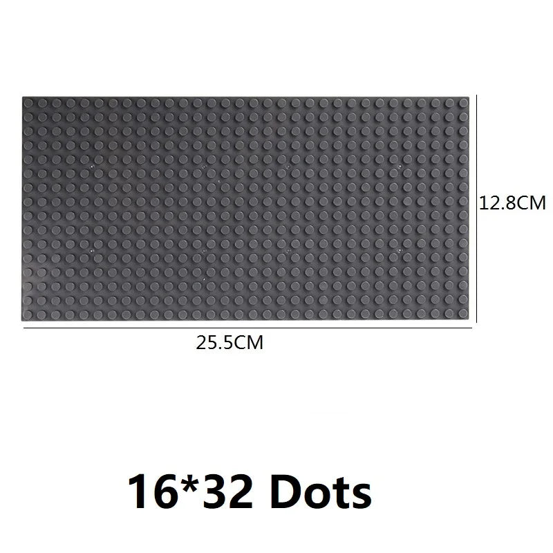 Single Double Sided Classic Base Plates Blocks Plates  32x32 16x16 16x32 Dots DIY Simulated scene Building block base Toy