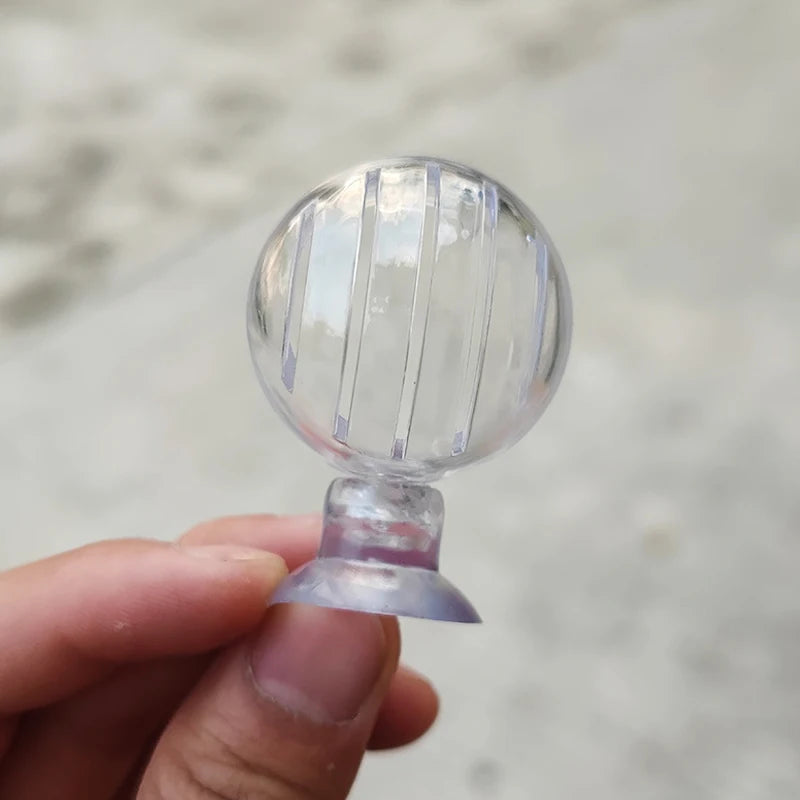 Aquarium Decoration Plant Cup Pot Acrylic Aquatic Plant Cup With Suction Holder Planting Cylinder Cup Aquarium Decoration tool