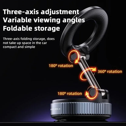 New foldable vacuum adsorption magnetic car phone holder 2025 suction cup dedicated navigation phone holder%#%#%#%#