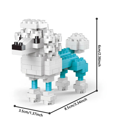 Knew Built Super Mini Dogs Dachshund Building Blocks Toys Kit: Corgi, Poodle & Entry-level Learning, Interactive Playtime, Gift