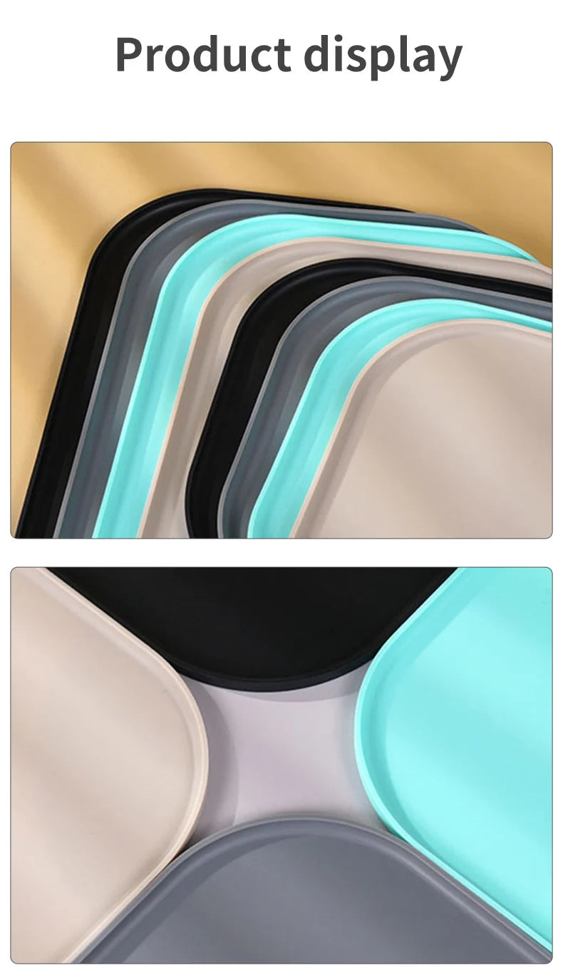 3-color available pet meal MATS, made of silicone, soft and easy to clean, cat feeding MATS, square feeding MATS for eating