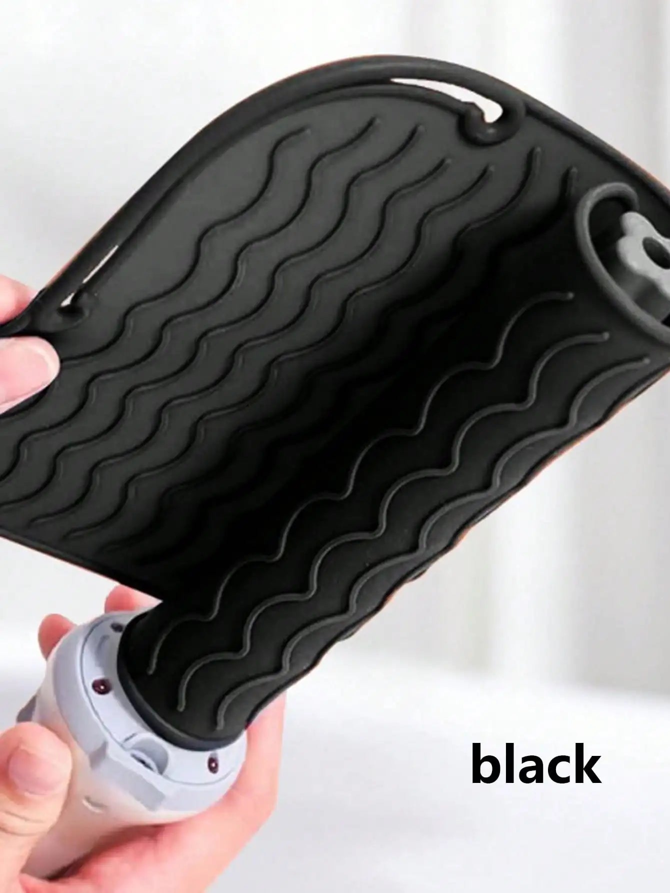 New Plus Size Silicone Heat Resistant Mat Portable Travel Hot Tools Pad Cover for Curling Iron, Flat Iron Hair Straightener