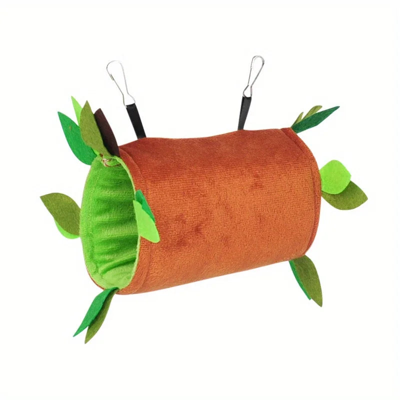 5pcs/set Plush Cotton Hamster Hammock Round Swing for Rats Rodent Small Animal Guinea Pig Ferret Double-layer Nests Pet Supplies