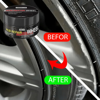 Universal Wheel Hub Repair Kit - Alloy Wheel Scratch Repair Tool, Car Scratch Repair Wax, Scratch Remover and Oxidation Cleaning Repair Paste