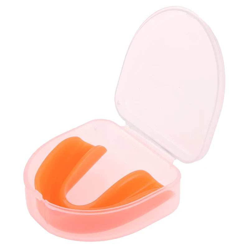 1PC Silicone Night Mouth Guard For Teeth Clenching Grinding Dental Bite Sleep Aid Mouth Tray Personal Health Care Sleep