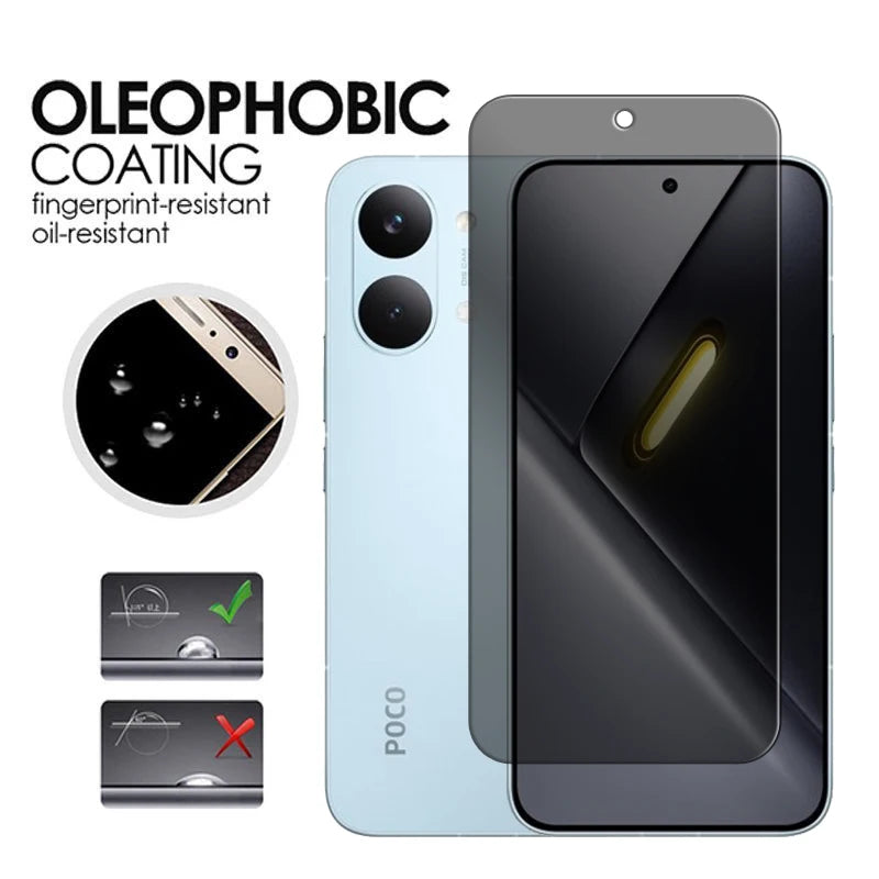 For Poco X8 Pro Max Glass For Poco X8 Pro Tempered Glass Anti Peep Privacy Screen Protector For Poco X8 Pro Max