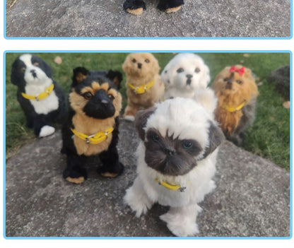 New Simulation Robot Dog Electronic Pet Sound Control Walking Nodding Music Touch Control Robot Animal Pet Children Toy Gifts