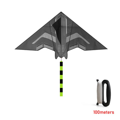 Yongjian 2m Aircraft Kite Delta Kite Suitable for Outdoor Camping with Large Adult Kites Beach Camping Activities
