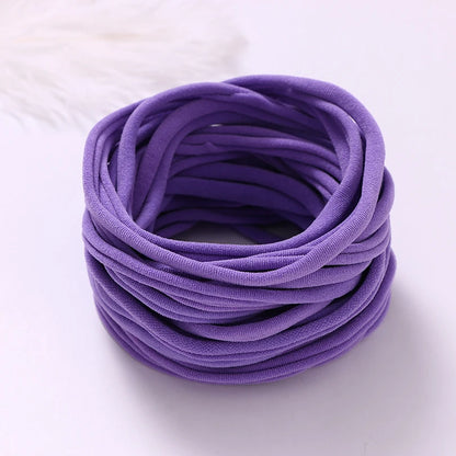 10pcs/lot Nylon Headband Baby Girl Accessories For Children's Hair Elastic Bands For Girls Toddler Headdress Baby Turban