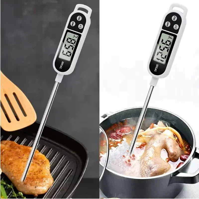 1-10P Digital Kitchen Food Thermometer TP300 Water Oil Thermometer for Meat Cooking Food Probe BBQ Electronic Oven Kitchen Tools