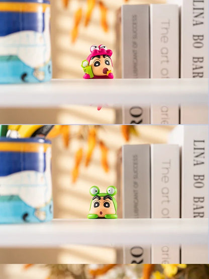 New Crayon Shin-Chan Blind Box Animation Figurine Hippers Mobile Phone Car Decoration Figurine Pendant Gift Anime Periphera Gift