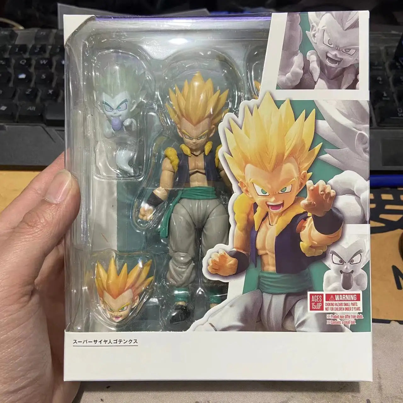 Dragon Ball Super Saiyan Gotenks Articulated Figure Anime Model Statue Collection Desktop Decoration Ornament Toy Gift for Fans