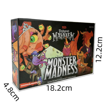 3 Styles Family Fun Board Game Playing Card Dungeon Mayhem Card Game Family Party Board Deck