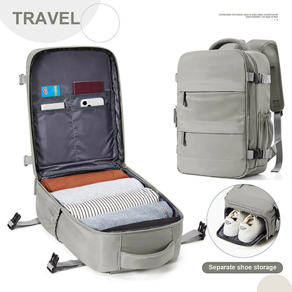 Lumin Backpack 42x18x29 Cabin Bag Travel Backpack for Men Women Hand Luggage Leisure Laptop Backpack mochila para viaje cabina