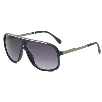 Men's Vintage-Inspired Fashion Fashion Glasses with Large Curved Frames - Perfect for Parties