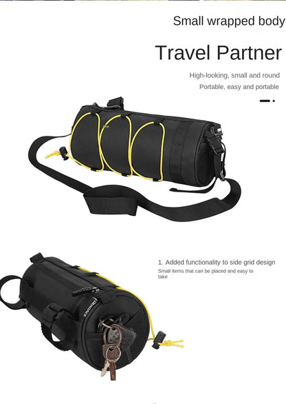OFFBONDAGE Bike Front Bag Bicycle Bag Storage Outside Multifunction Riding Bag Mountain Bike Front Bag Bicycle Accessories