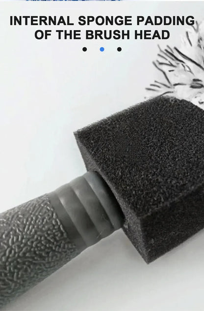Car Wheel Tire Rim Cleaning Brush Portable Plush Car Wheel Hub Brush Washing Tool Car Detailing Care Dust Removal Brush