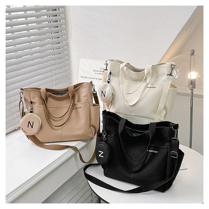 Large capacity Korean version crossbody bag suitable for both male and female college students travel shoulder bag commuting bag