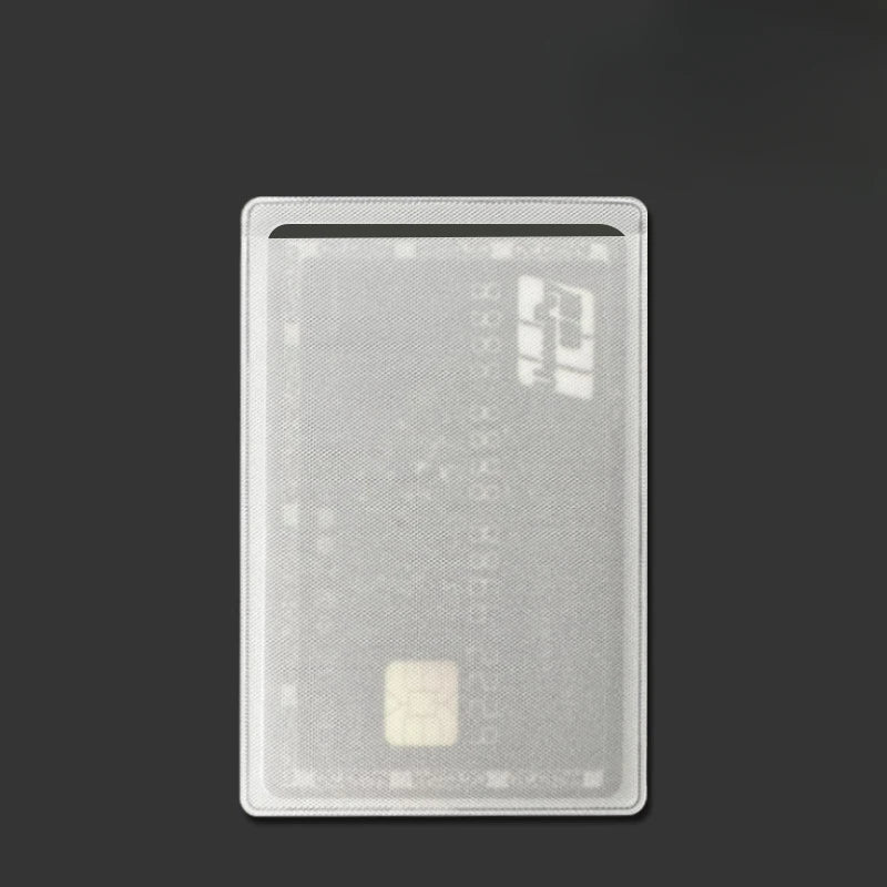 12PCS PVC Waterproof Transparent Card Holder Plastic Card id Holders Case To Protect Credit Cards Card Protector Cardholder Bags