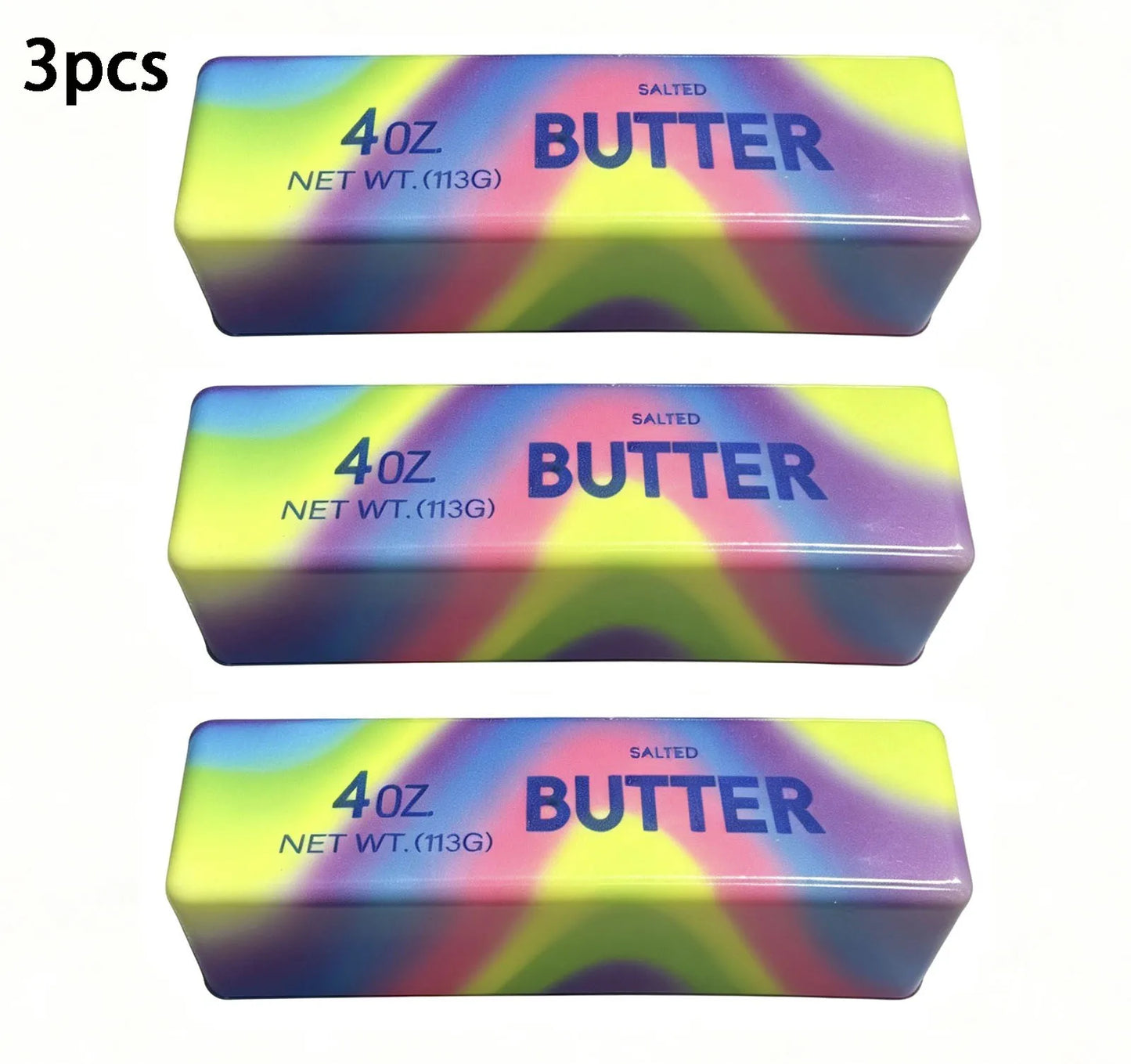 1/2/3Pcs Butter Stick Squishy Toy, Soft Slow Rising Fake Food Sensory Squeeze Toy, Anxiety Relief Gift for All Ages