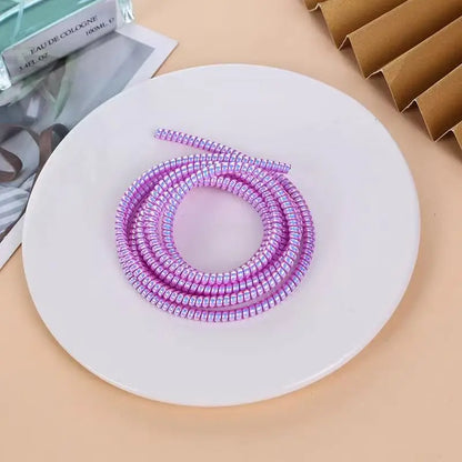 1.4m Cable Protector Winder For USB Charging Data Cable Wire Protection Cover Protect Data Cord Protector Cable Organizer