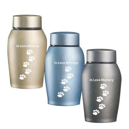 Pet Urns Stainless steel Urns Pets Dog Cat Birds Mouse Cremation Ashes Urn Keepsake Casket Columbarium Pets Memorials