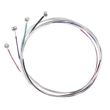 4pcs A Set of Violin Strings E-A-D-G Steel Core Nickel Silver Wound Exquisite Stringed Musical Instrument Parts Accessories