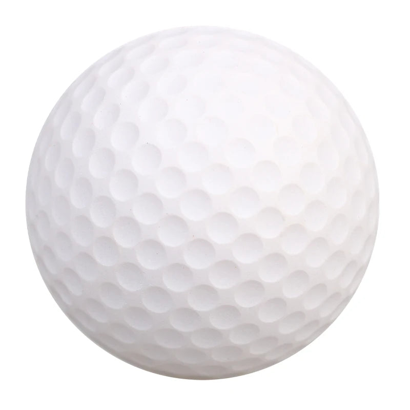 10Pcs Yellow PU Foam Golf Balls Sponge Elastic Indoor Outdoor Practice Training