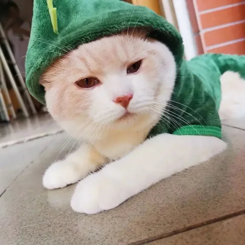 Cartoon Animal Dog Cat Costume Small Dogs Cat Winter Warm Pet Jumpsuit Pajama for Yorkies Poodle Overalls Puppy Mascotas Clothes