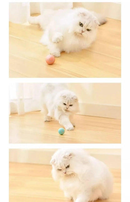 Interactive Cat Ball Automatic Cat Toy Indoor Cat Toy Electric Games Pet Products MWJ01