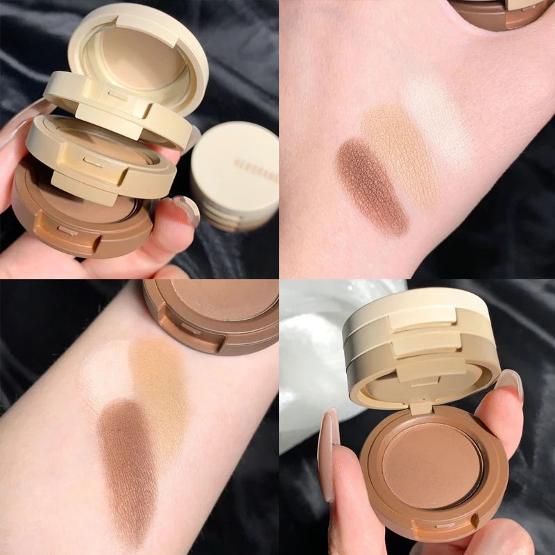 Tri-Color Eye Shadow, Matte Create Multi-Layered Eye Makeup