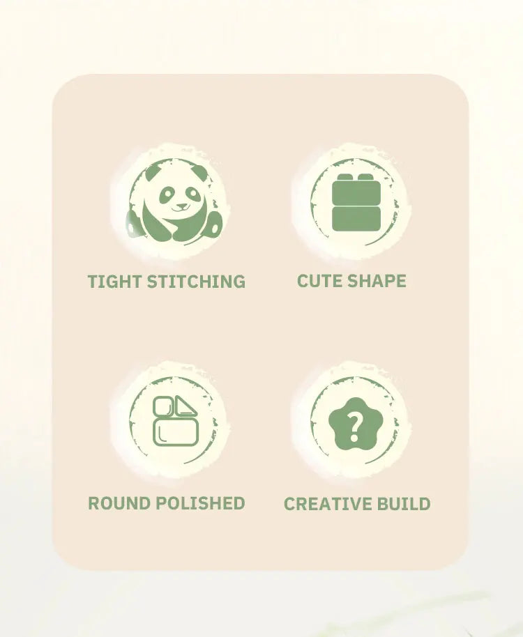 Cute Panda Micro Building Blocks Microparticle Animal Huahua Doll Building Block Brick Toys for Children Girls Birthday Gifts