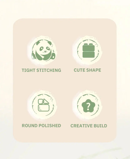 Cute Panda Micro Building Blocks Microparticle Animal Huahua Doll Building Block Brick Toys for Children Girls Birthday Gifts