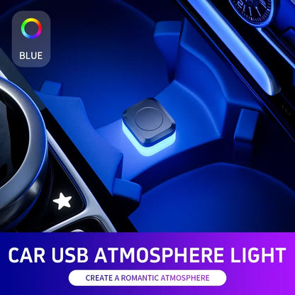 1pc Car USB Led Light mood lamp Plug Play Universal LED interior Atmosphere Light Auto Reading Lamp Decorations Decorative Strip
