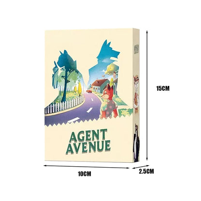 Agent Avenue Board Game English Version 2 Players Family Party Fun Tabletop Game for Friends