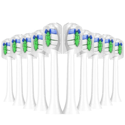 2-20 Pack Replacement Toothbrush Heads Compatible with Philips Sonicare Electric Toothbrush Heads 4100 6500 6100 7500 5300 1100