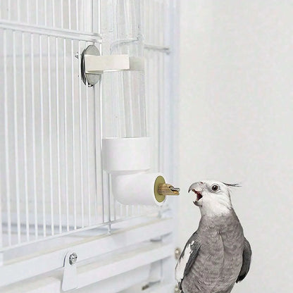 1pc-Bird automatic water dispenser, water bottle with needle, equipment for providing water to birds