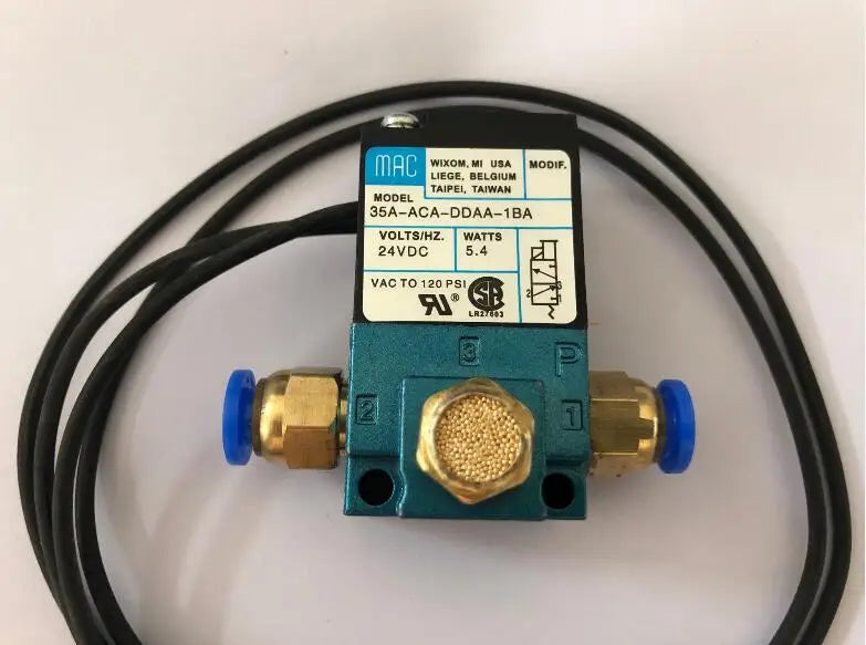 MAC 3 Port Electronic Boost Control Solenoid Valve DC12V 35A-ACA-DDBA-1BA With 6MM Tube Fittings Brass