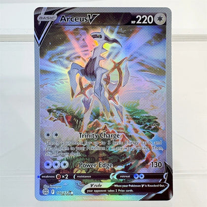 PKM Holo Proxy Cards Blaziken Vmax Aerodactyl Vstar Arceus Beedrill Mew Foil Cards PTCG PROXY The Best Gift for Collectors