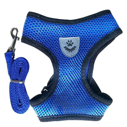 Cat Leash and Harness Cat Tent Kitten Harness Strap for Cats Neck Belt Anti Escape Pets Vest Harness Dog Neck Belt MBD01