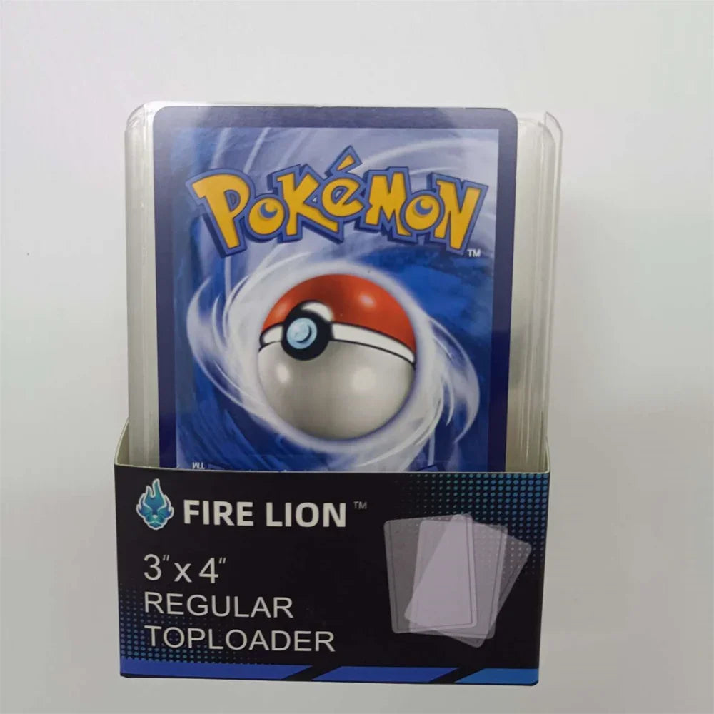 25PCS Toploader Card Sleeve 35PT Top Loader Card Protector for PKM 3” X 4“ Standard Size Rigid Hard Card Holder for MTG TCG Card