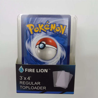 25PCS Toploader Card Sleeve 35PT Top Loader Card Protector for PKM 3” X 4“ Standard Size Rigid Hard Card Holder for MTG TCG Card